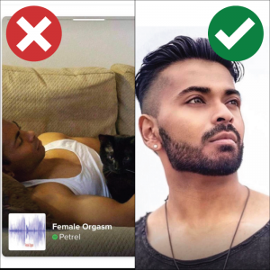 male online profile examples